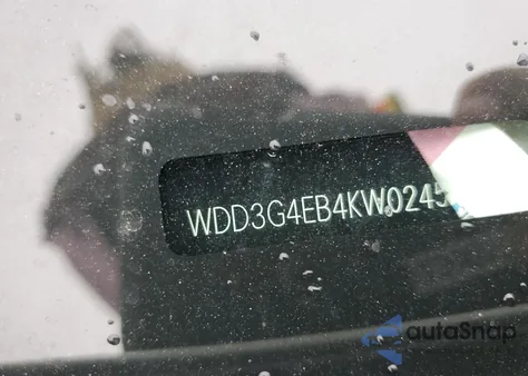 2019 Mercedes-Benz A 220 из США, поврежденный, VIN WDD3G4EB4KW024561